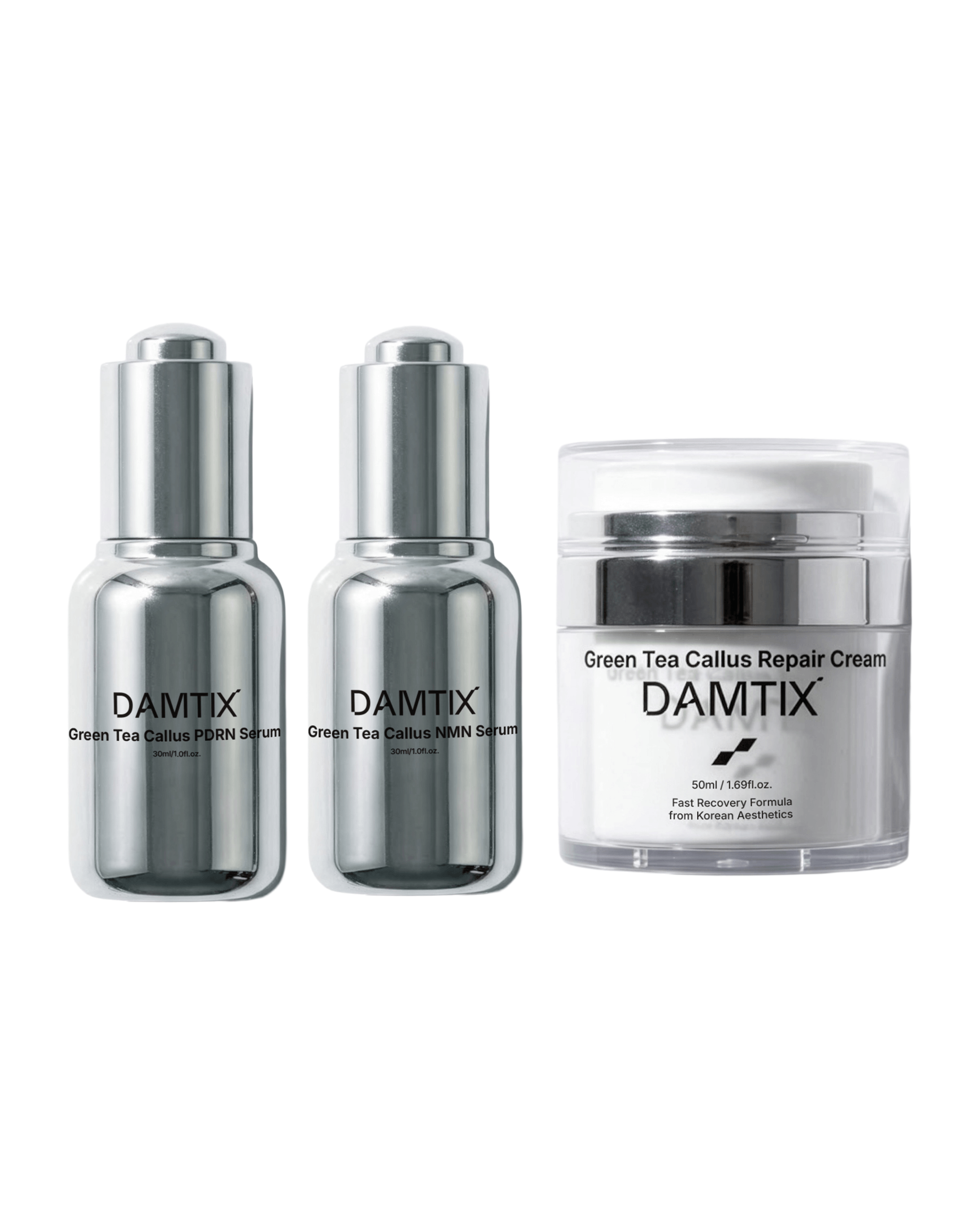 Green Tea Callus PDRN Serum + NMN Serum + Repair Cream Set
